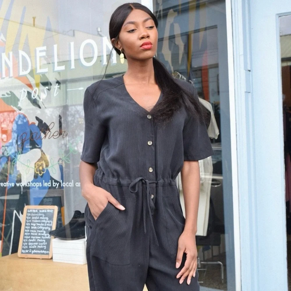 Whimsy + Row Remy Tencel Jumpsuit - Picture 6 of 12